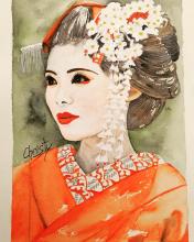 Geisha aux Marguerites - ARTEC