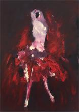 Imaginaire 2018-05, acrylique sur toile, 50 x 70 - ARTEC