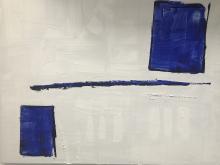 Composition blanc - blue  - ARTEC